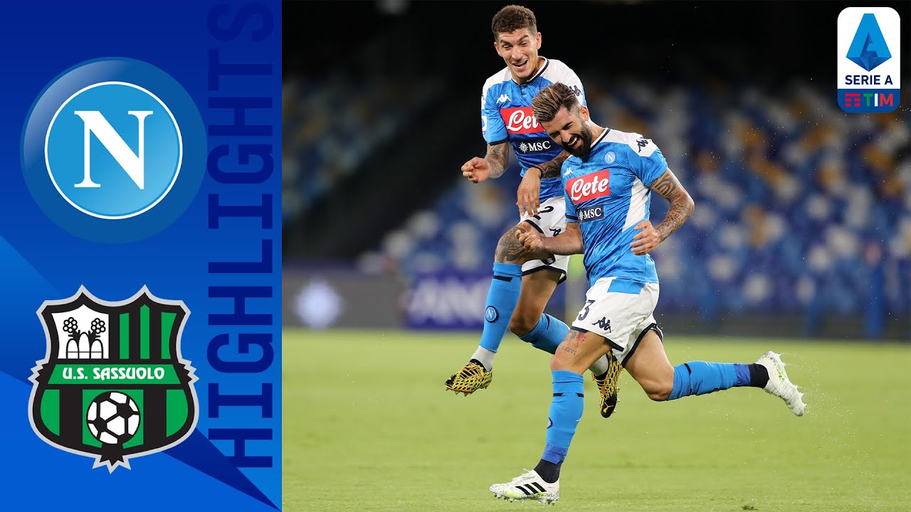 SSC Napoli vs Sassuolo Video Highlight ngày 26/07 | Xem lại trận đấu